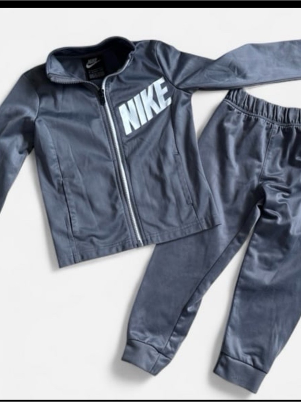 Nike grey - size 4 Youth Track Jacket & Pants Set
